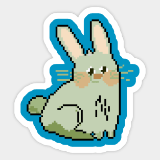 Whimsical Wildlife Rabbit Sticker